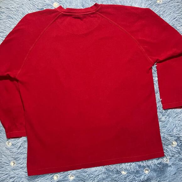 VINTAGE Harvard Logo V Neck Pullover Sweater Size XL Unisex Casual College - Picture 2 of 13